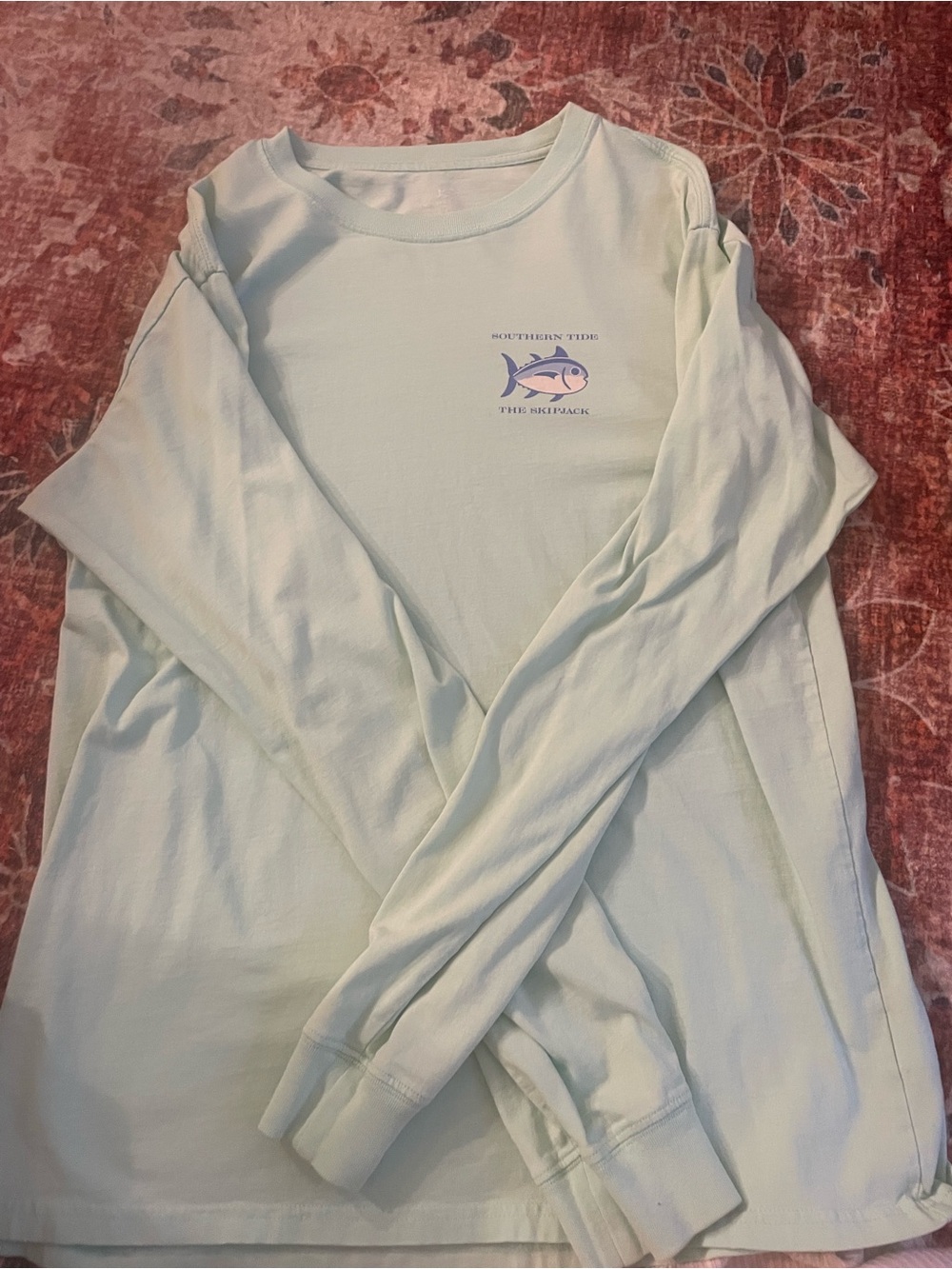 Southern Tide Long Sleeve Tee - Light Mint